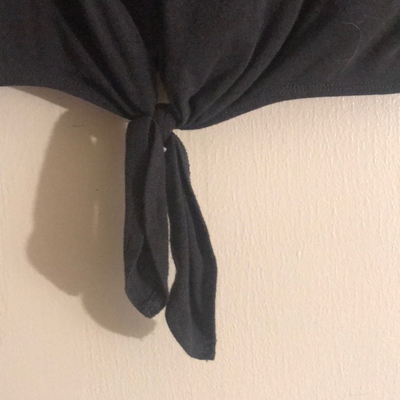 Black Ruffle Tee - Picture 3 of 4